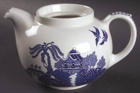 Blue Willow (Older) Teapot No Lid