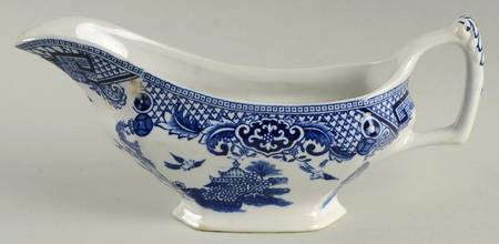 Blue Willow (Older) Gravy Boat