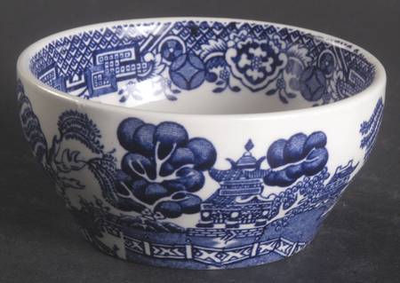Blue Willow (Older) Mini Open Sugar Bowl