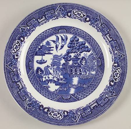 Blue Willow (Older) Luncheon Plate