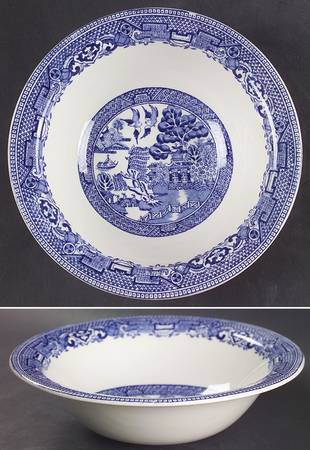 Blue Willow (Older) Rim Cereal Bowl