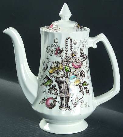 Bouquet Coffee Pot & Lid