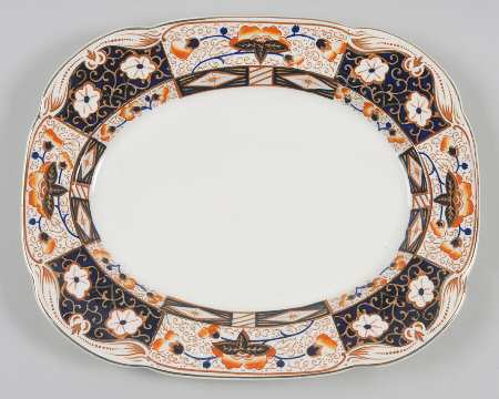 Braemar (Scalloped) 12" Oval Serving Platter