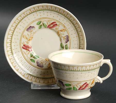 Brier Footed Cup & Saucer Set