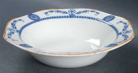Broadmoor Blue Rim Cereal Bowl