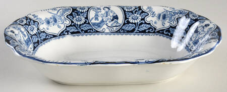 Buddha Plain 9" Oval Vegetable Bowl