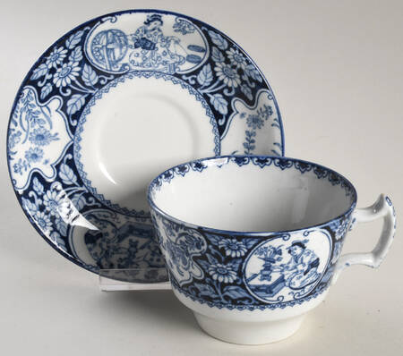 Buddha Plain Oversized Cup & Saucer Set