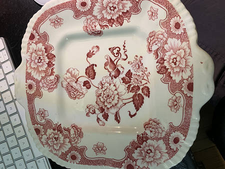 Cambridge Square Handled Cake Plate