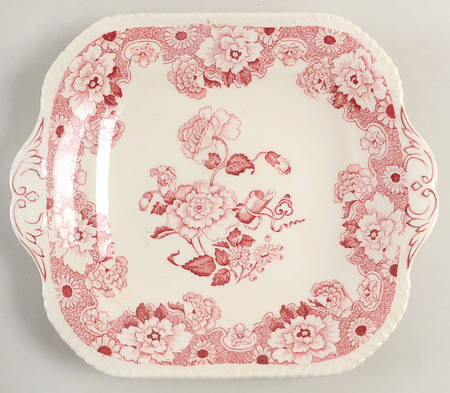 Cambridge Square Handled Cake Plate