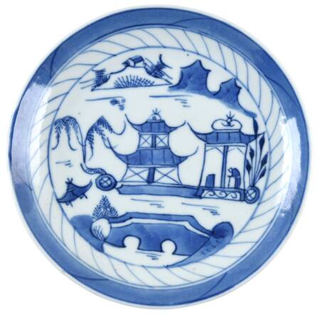 Canton Blue Bread & Butter Plate