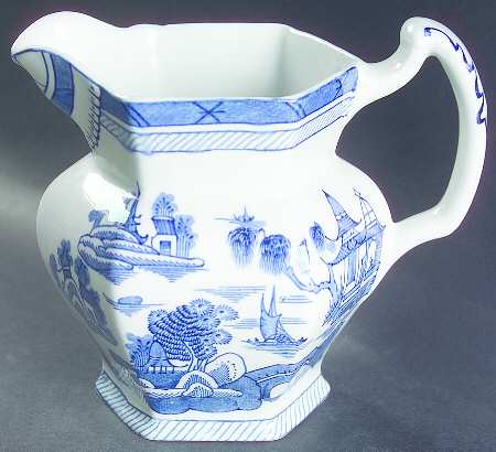Canton Blue 32 Oz Pitcher