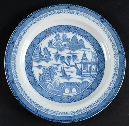 Canton Blue Salad Plate