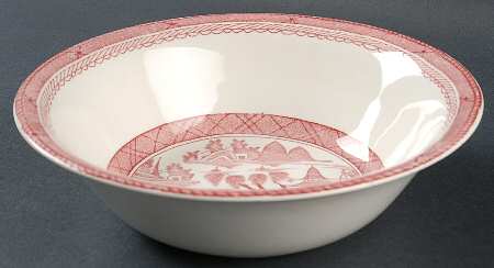 Canton Pink 8" Round Vegetable Bowl
