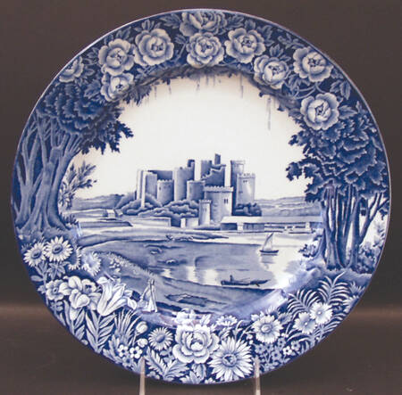 Castles Blue 12" Chop Plate (Round Platter)