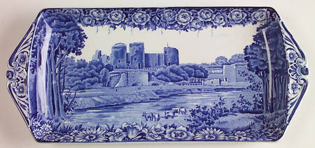 Castles Blue Bread Tray