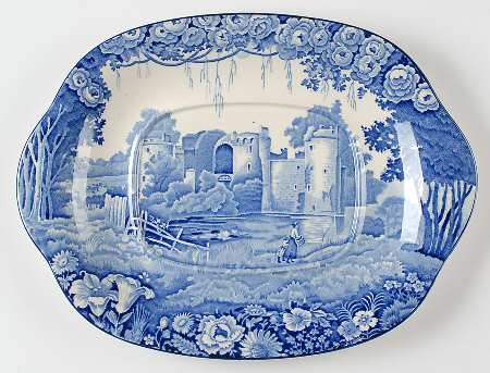 Castles Blue Underplate for Tureen