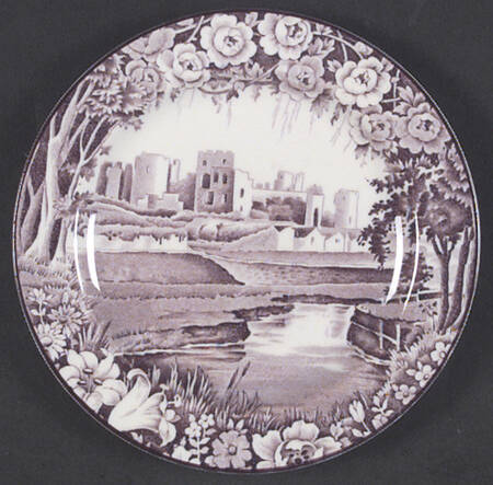 Castles Purple Bread & Butter Plate
