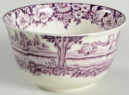 Castles Purple Cranberry Bowl