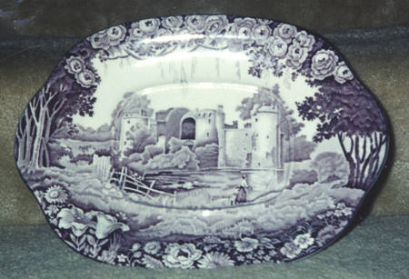 Castles Purple Underplate for Tureen