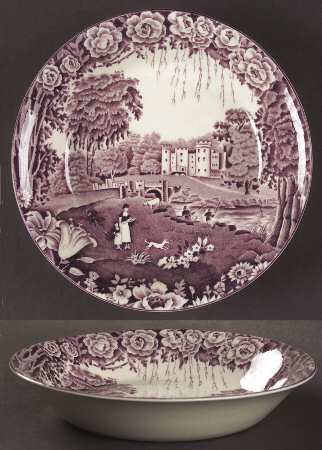 Castles Purple Coupe Soup Bowl