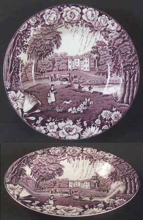 Castles Purple Rim Soup Bowl