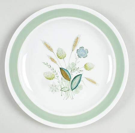 Clovelly (Green Shaded Clover) Luncheon Plate