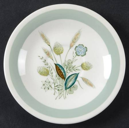 Clovelly (Green Shaded Clover) Saucer for Demitasse Cup