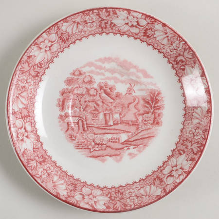 Colonial Pink (Heavy Weight) Saucer for Bouillon Cup