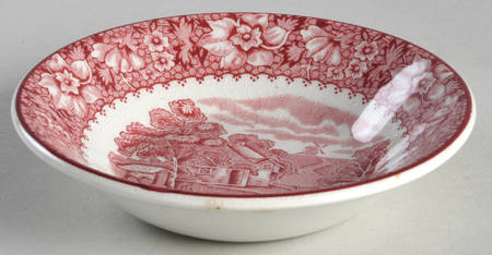 Colonial Pink (Heavy Weight) Fruit/Dessert (Sauce) Bowl