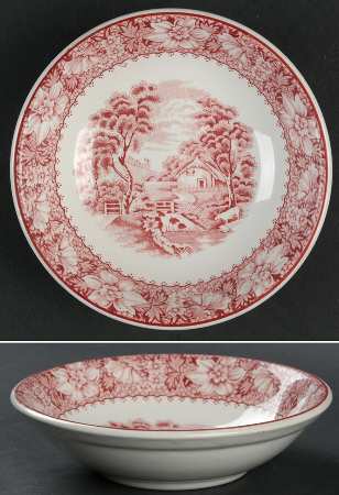 Colonial Pink (Heavy Weight) Coupe Cereal Bowl