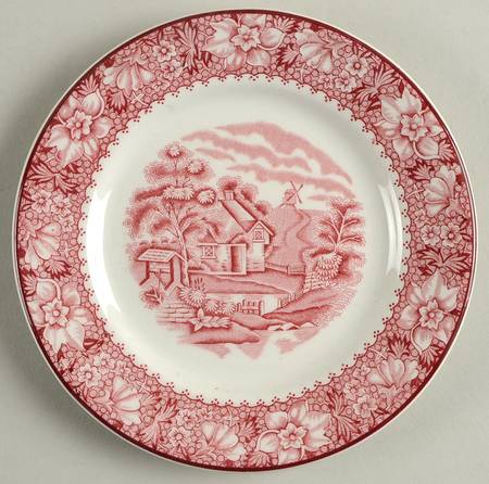 Colonial Pink (Heavy Weight) Bread & Butter Plate