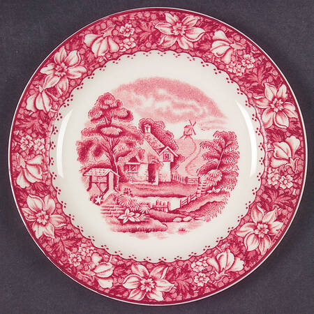 Colonial Pink (Light Weight) Bread & Butter Plate