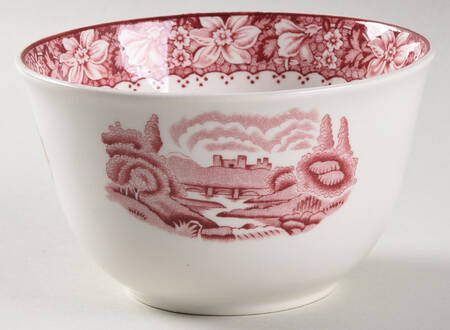 Colonial Pink (Light Weight) Cranberry Bowl