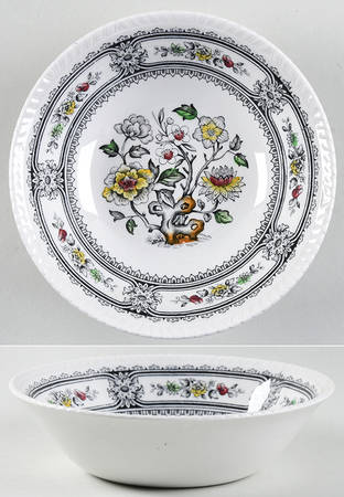 Dorset Gray Multicolor (Smooth) Coupe Cereal Bowl