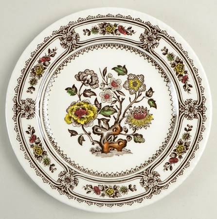 Dorset Brown Multicolor (Smooth) Salad Plate