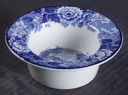 English Scenery Blue (Old Backstamp, Smooth) Ramekin