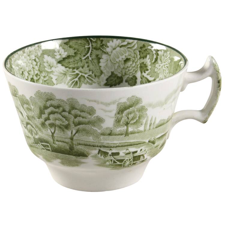 English Scenery Green (Smooth) Oversized Cup