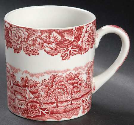 English Scenery Pink (Older, Smooth) Mug