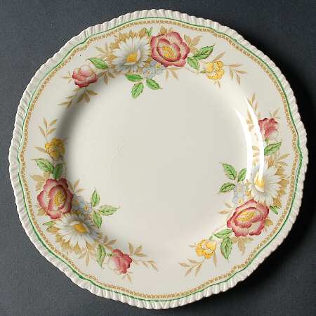 Field Rose Luncheon Plate