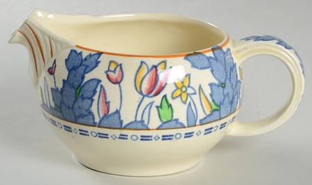 Forest Flowers Blue Multicolor Creamer