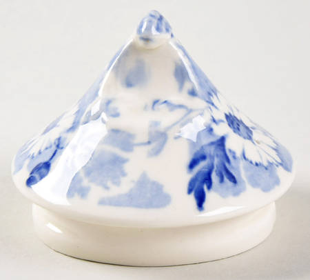 Gay Day Blue (Scalloped) Lid for Small Coffee Pot