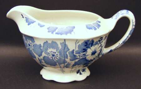 Gay Day Blue (Scalloped) Creamer