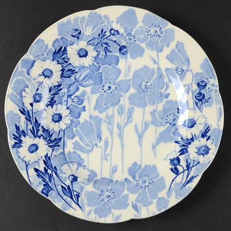 Gay Day Blue (Scalloped) Salad Plate