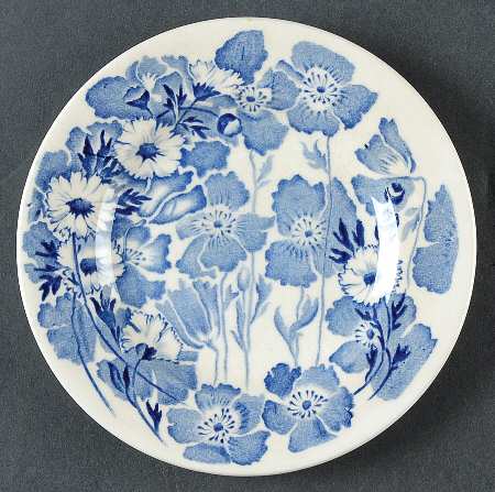 Gay Day Blue (Smooth) Bread & Butter Plate