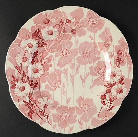 Gay Day Pink Luncheon Plate