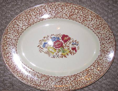 Georgia Brown 12" Oval Serving Platter