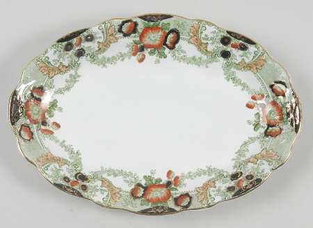 Glenwood Green, Multicolor 10" Oval Serving Platter