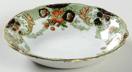 Glenwood Green, Multicolor Fruit/Dessert (Sauce) Bowl