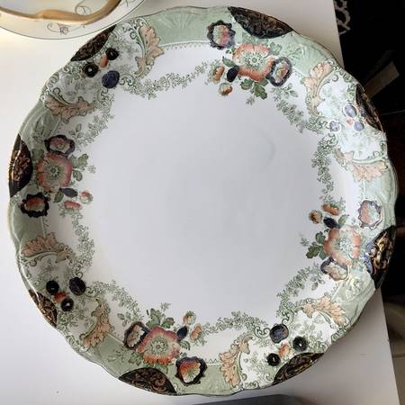 Glenwood Green, Multicolor 12" Chop Plate (Round Platter)