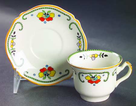 Horton Flat Demitasse Cup & Saucer Set